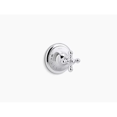 Kohler Artifacts Volume Control Valve Trim With Cross Handle T72771-3-CP